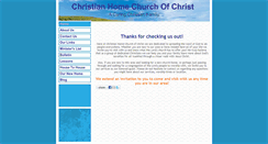 Desktop Screenshot of christianhome-churchofchrist.com